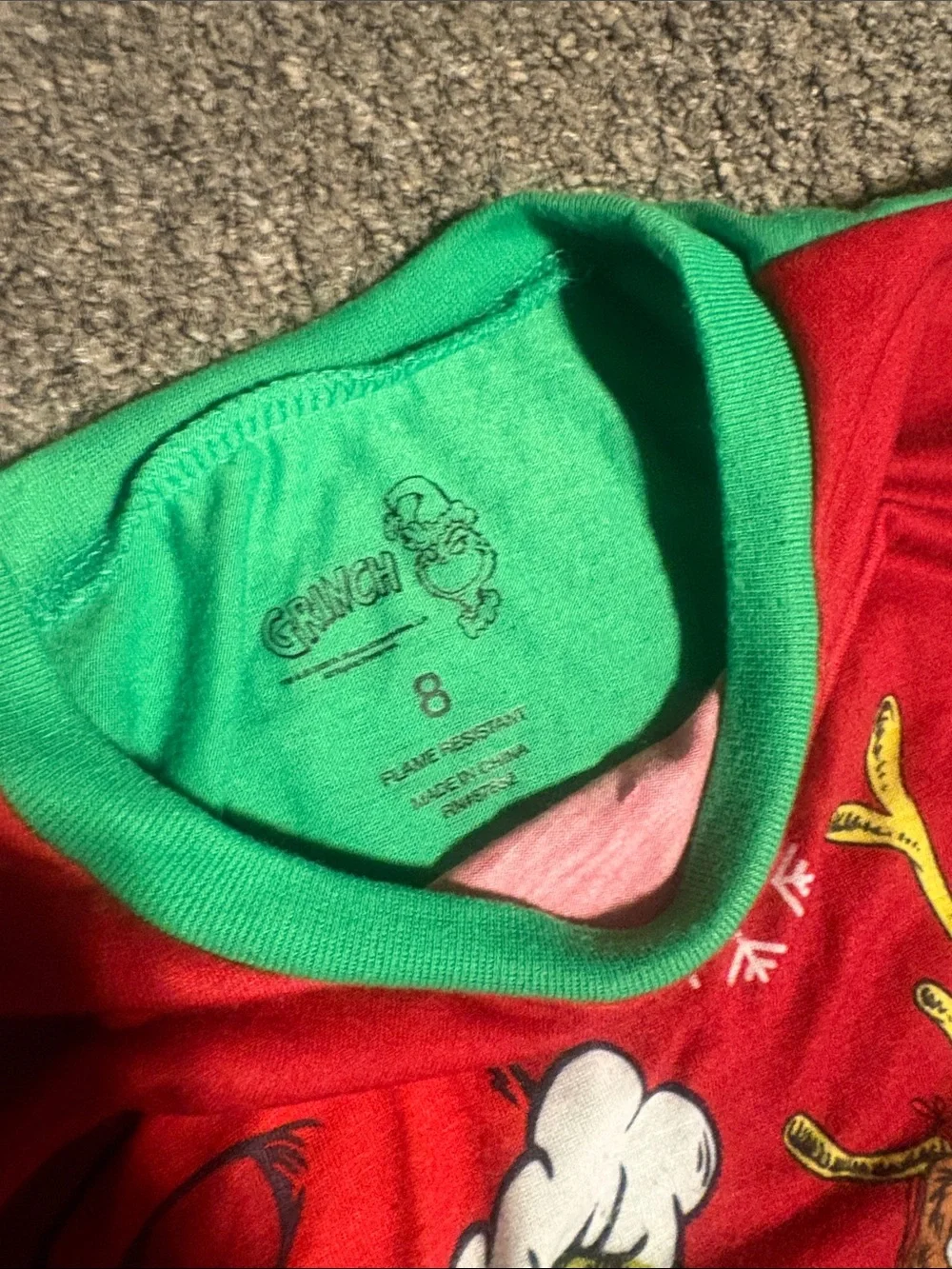 Kids Merry Grinchmas Pajama Set
